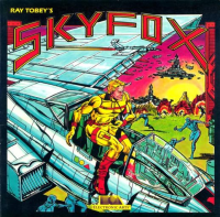 Skyfox Amiga US box art